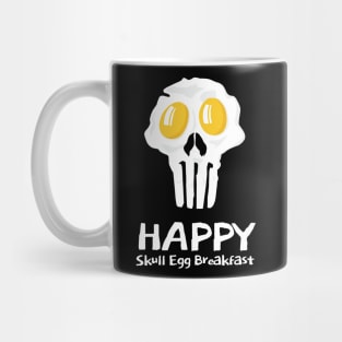 Happy Skull Egg Breakfast Mug